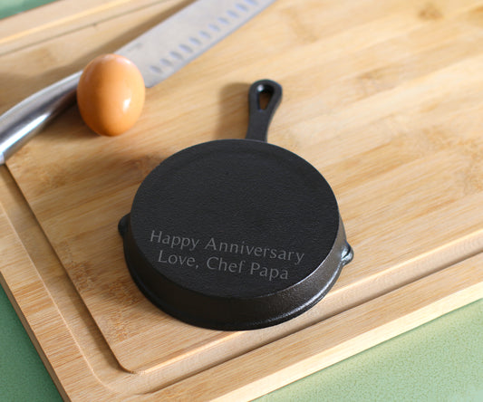 Personalized Cast Iron Pan | Anniversary