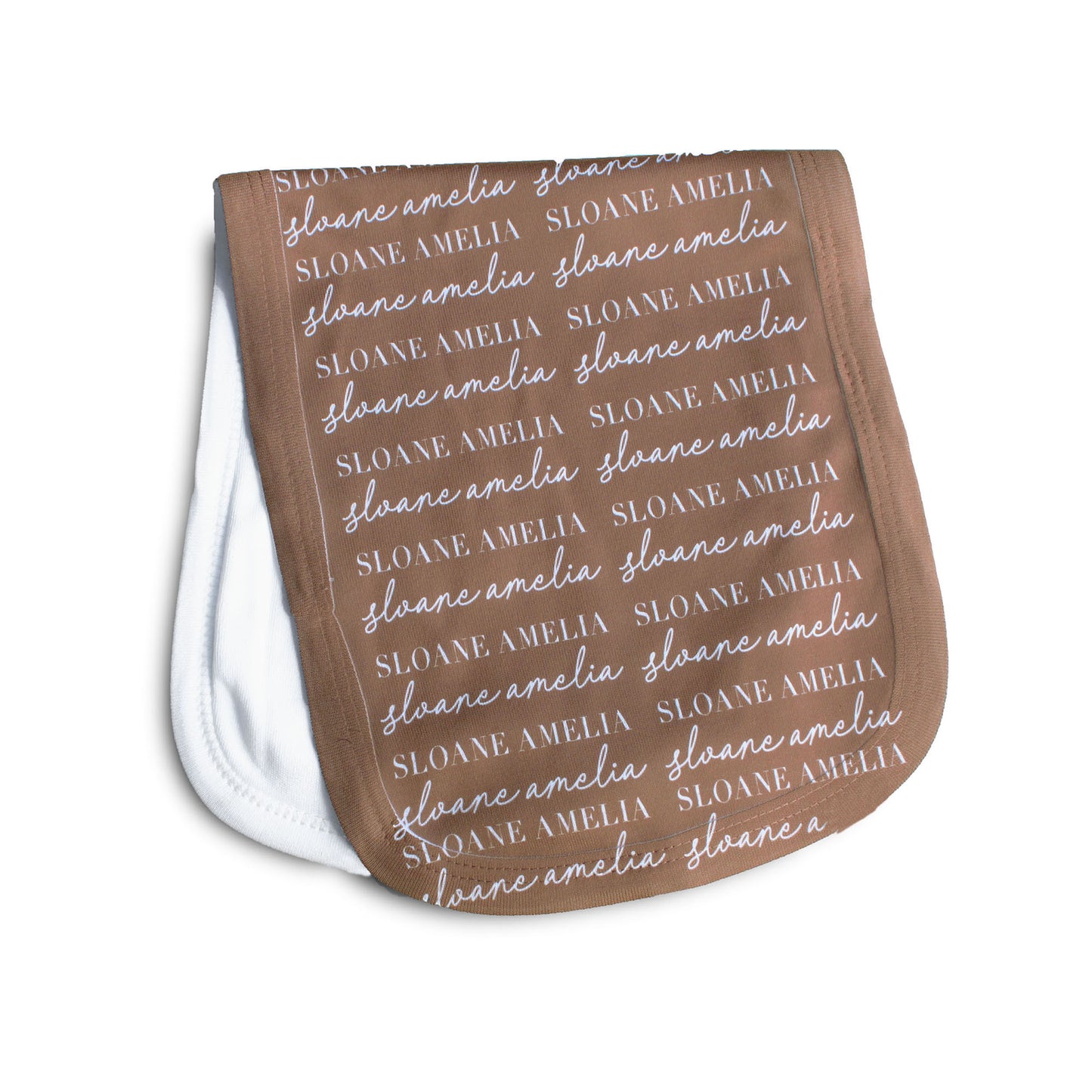 Personalized Burp Cloth | Script Name