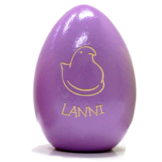 Personalized Wood Easter Eggs | Bird Peep