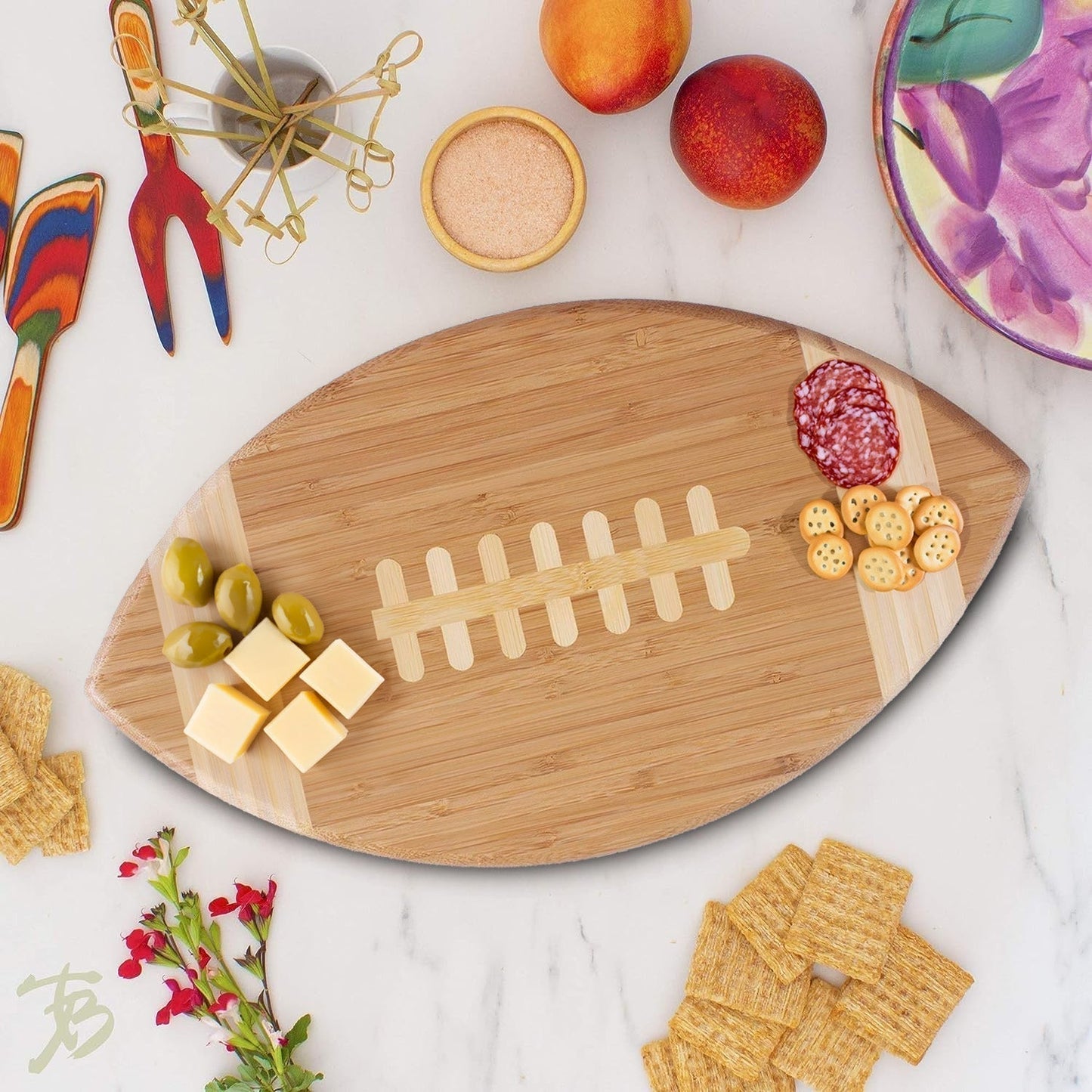 Personalized Football Cutting Board | Welcome