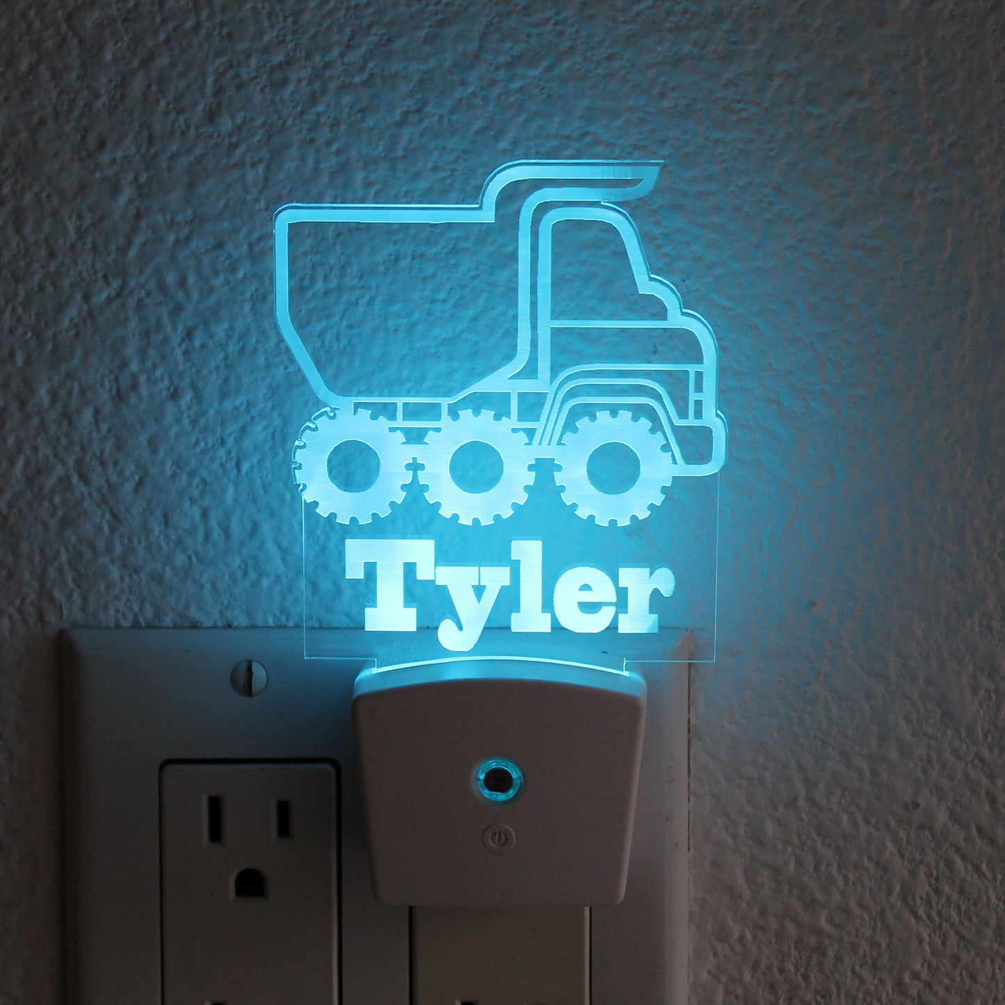 Kid's Night Light Wall Plug | Dump Truck