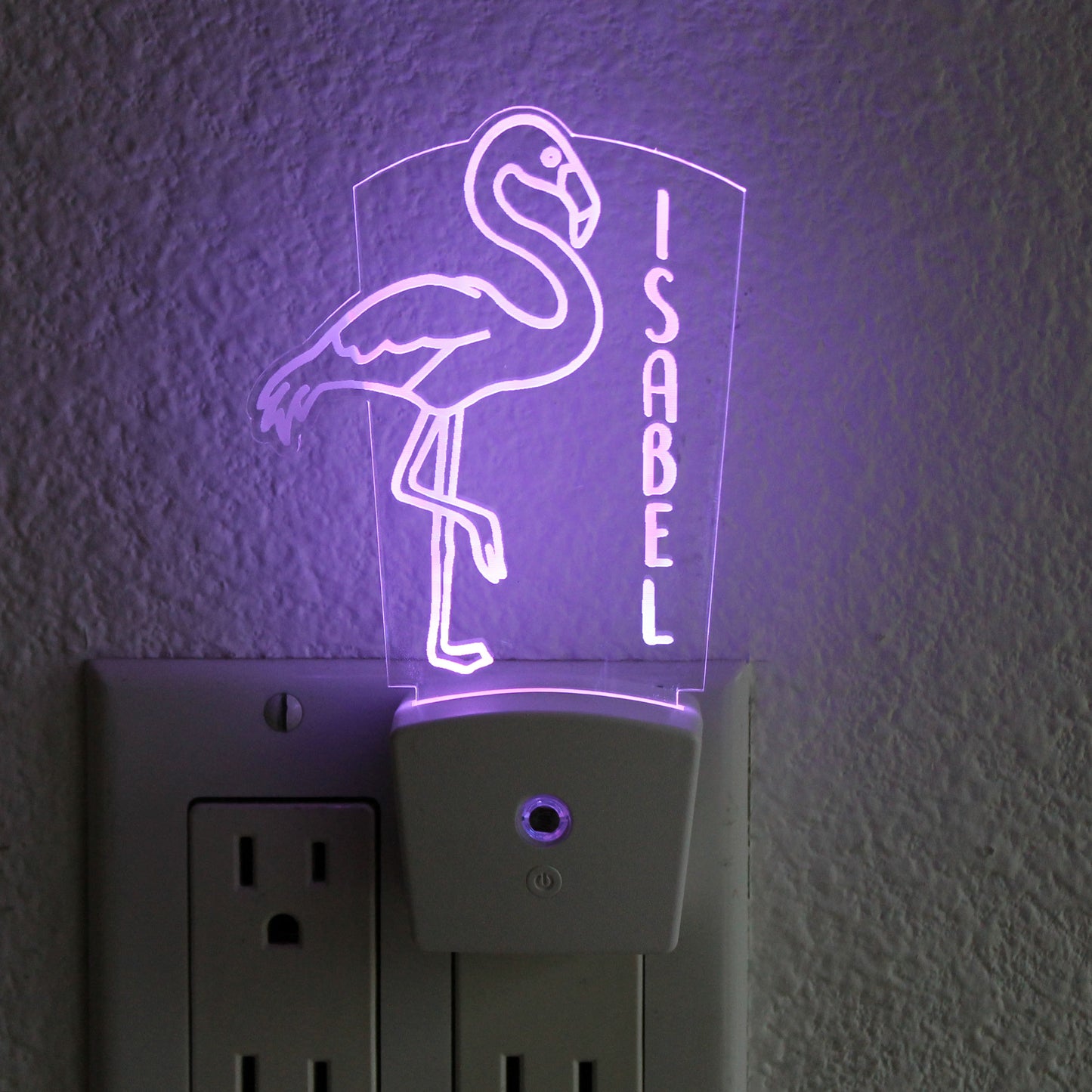 Kid's Night Light Wall Plug | Flamingo