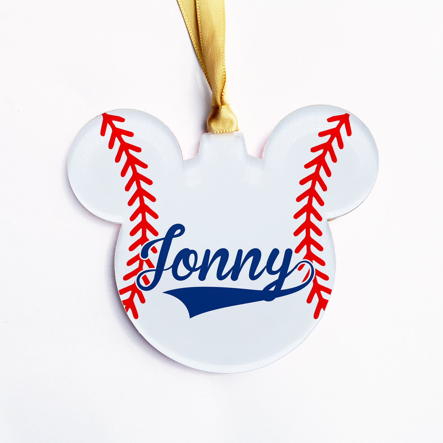 Acrylic Christmas Ornaments | Baseball