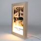 Night Light Photo Frame with Warm Light | Heart