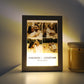 Night Light Photo Frame with Warm Light | Heart