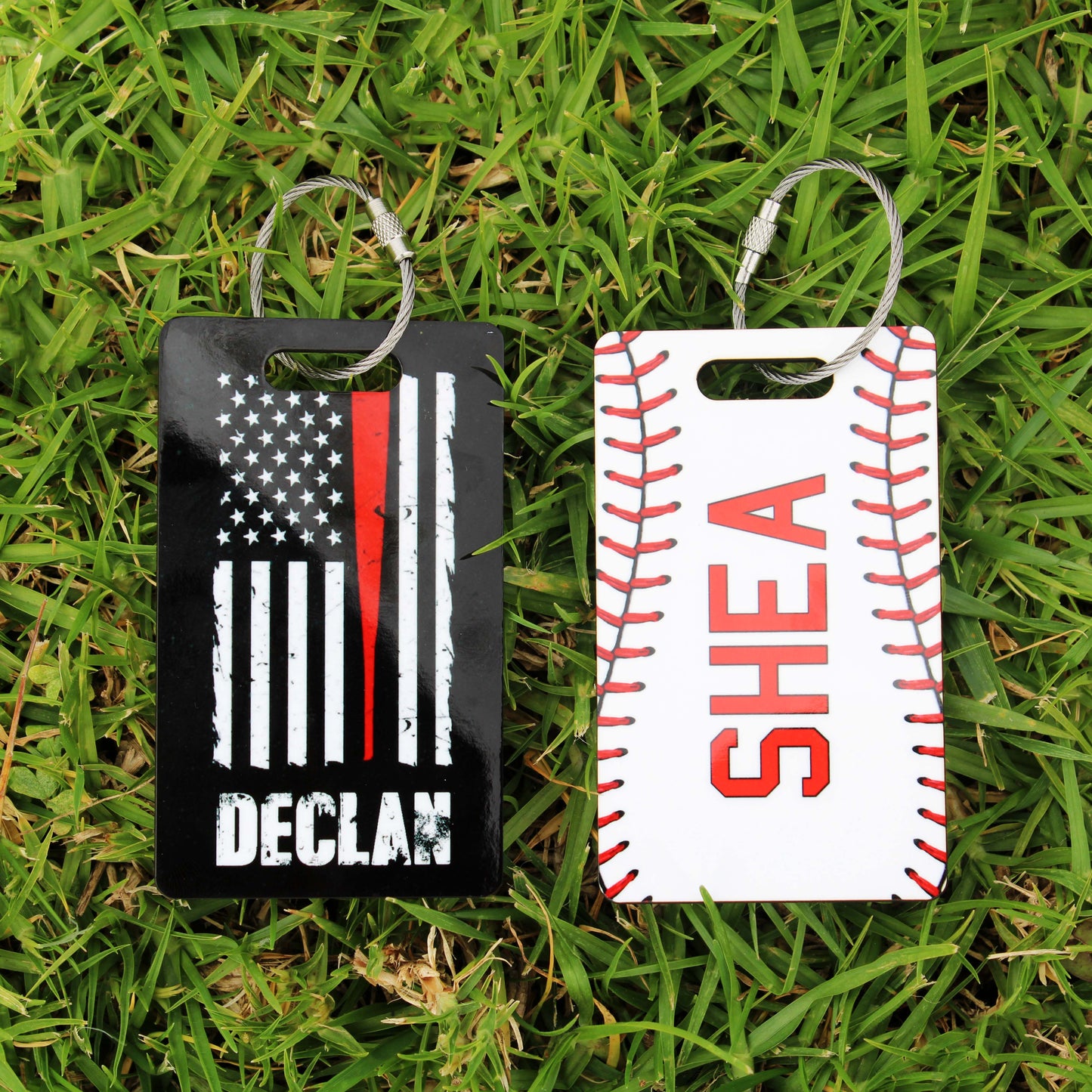 Personalized Baseball Bag Tag | Baseball Badge