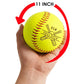 Personalized Leather Softball | Giulianna