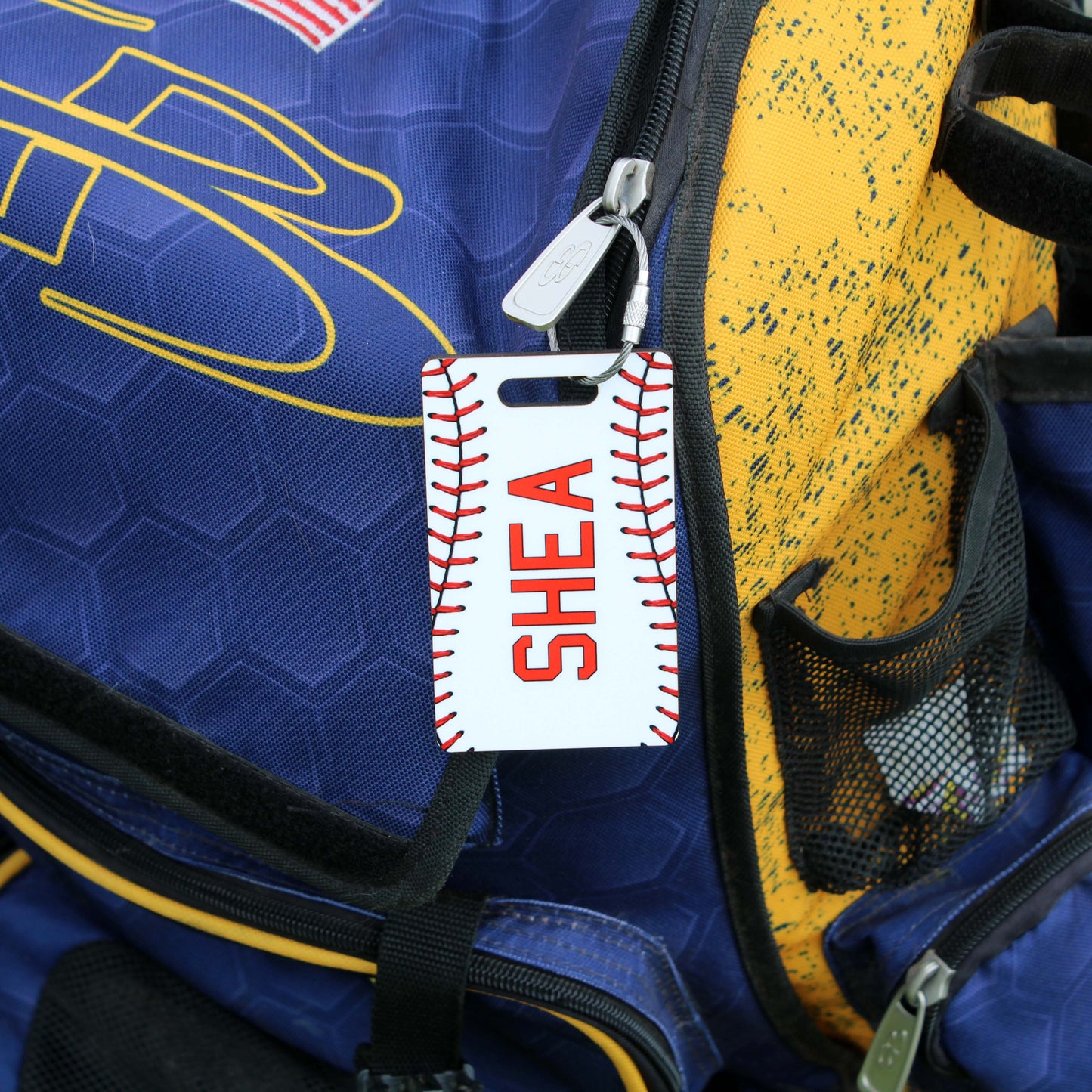 Personalized Baseball Bag Tag | Baseball