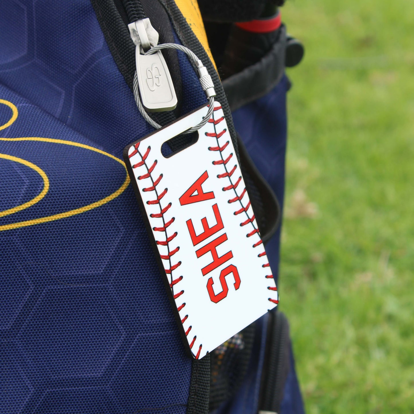 Personalized Baseball Bag Tag | Baseball