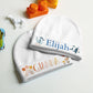 Personalized Baby Beanie | Hearts Pattern