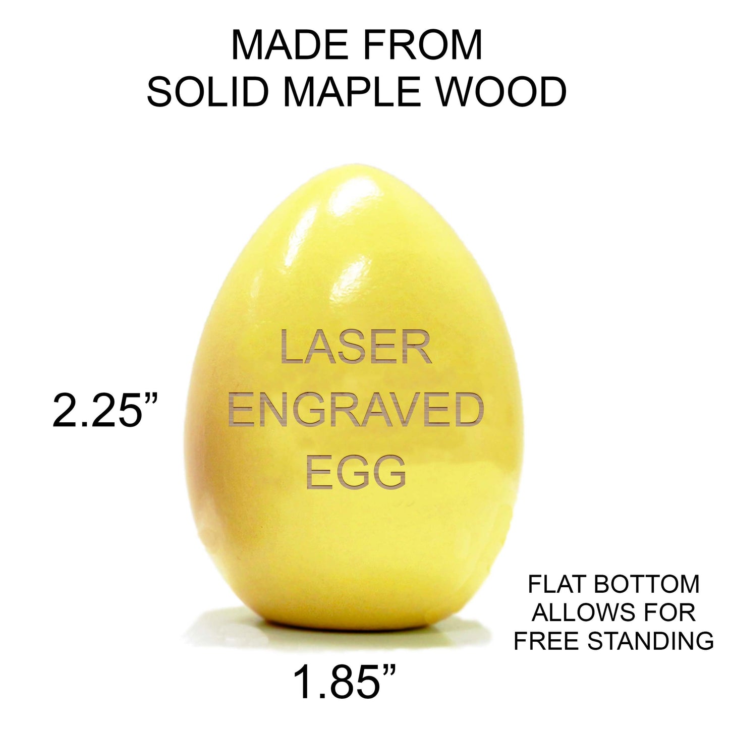 Personalized Wood Easter Eggs | Risen