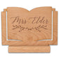 Wood Teacher Desk Sign | Book Mrs. Elder