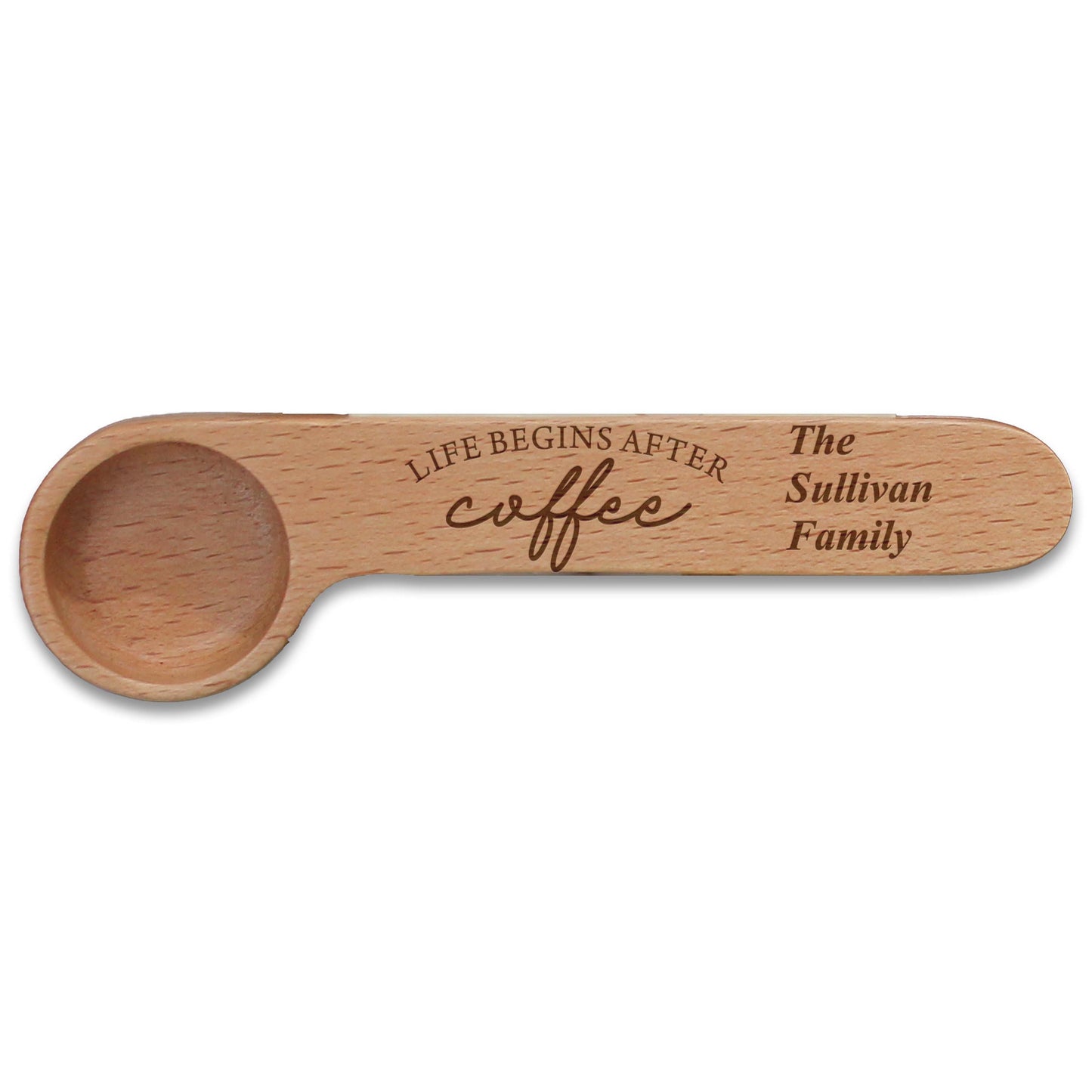 Coffee Scoop Bag Clip | Coffee Life Begins after Coffee