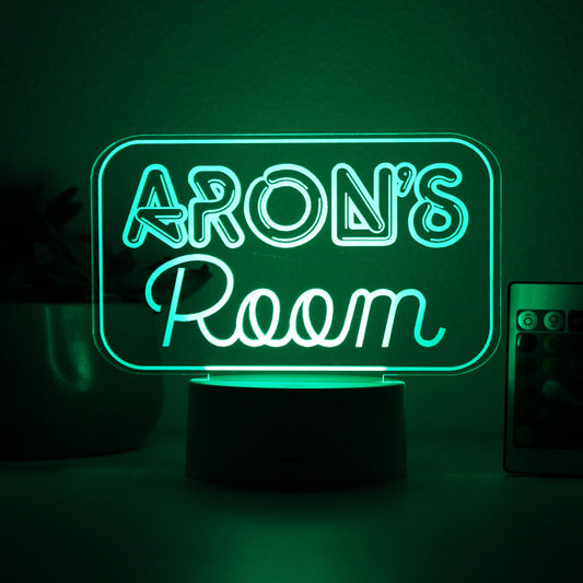 Personalized Children's Night Lights | Aaron's Room