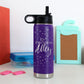 20 oz. Kid's Metal Water Bottle | Princess Alley