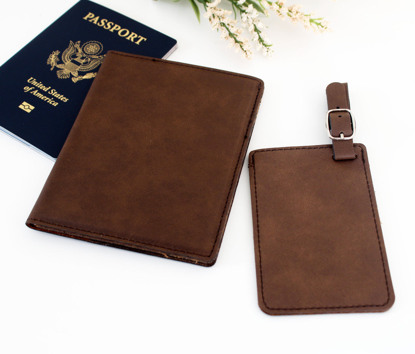 Passport Cover & Luggage Tag Set | Seal