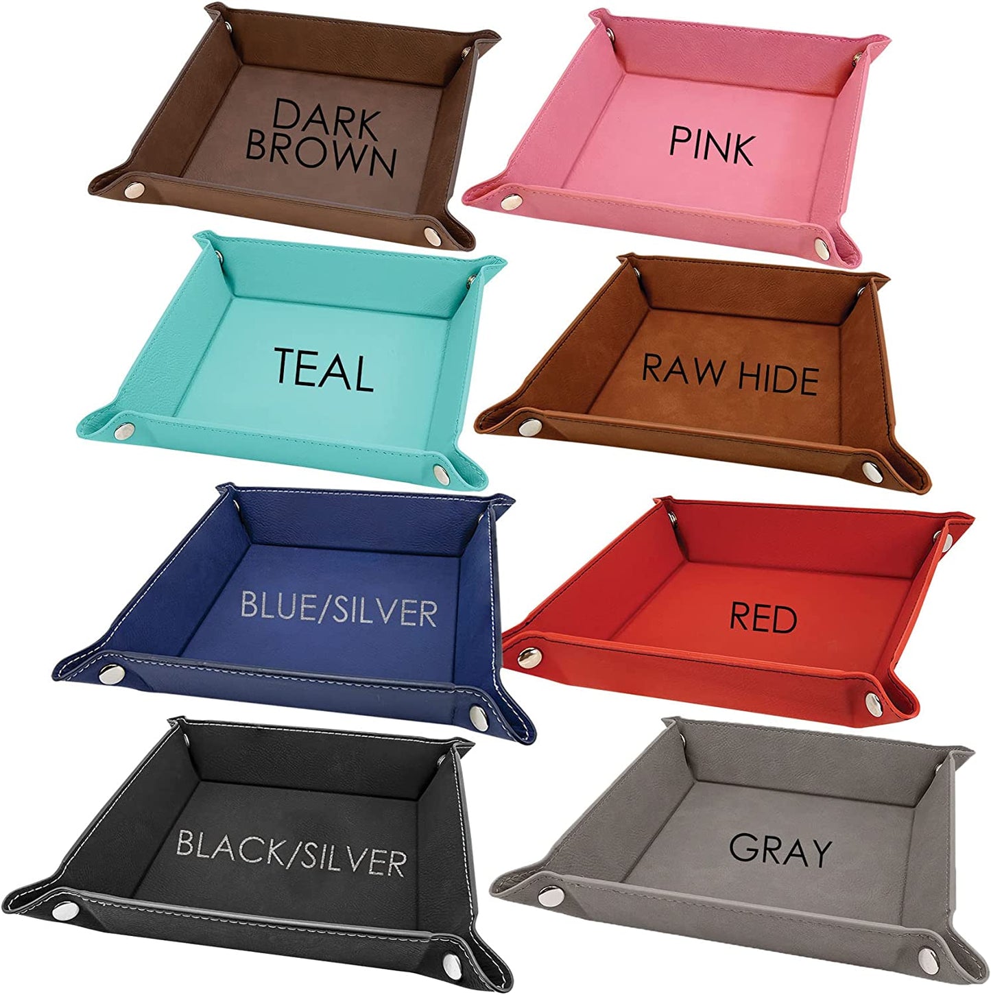 Leather Catch all Tray | American Flag