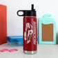 20 oz. Kid's Metal Water Bottle | Race Car