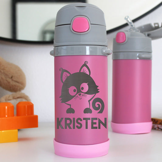 Kid's Metal Tumbler | Cat