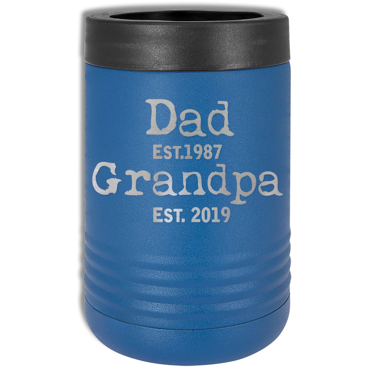 Metal Can Cooler | Dad Grandpa Est. Dates