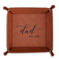 Leather Catch all Tray | Dad Script