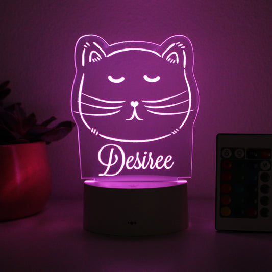 Personalized Children's Night Lights | Cat