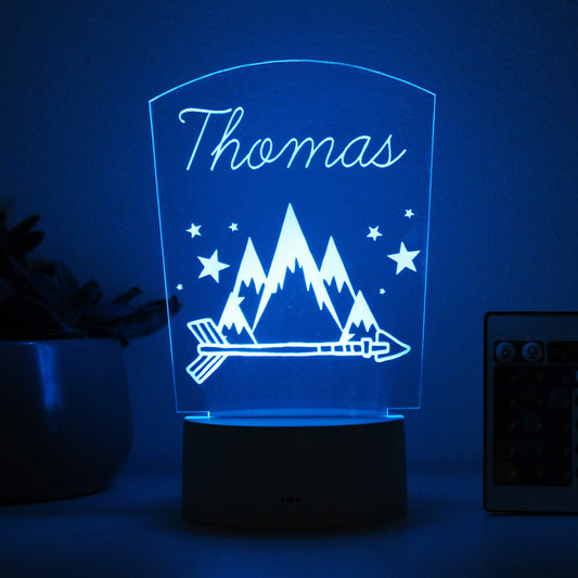 Personalized Children's Night Lights | Mountain