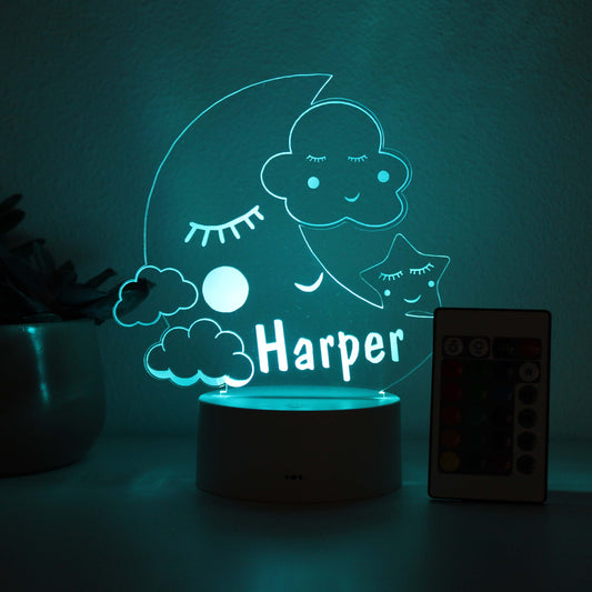 Personalized Children's Night Lights | Moon