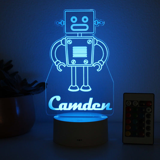 Personalized Children's Night Lights | Robot