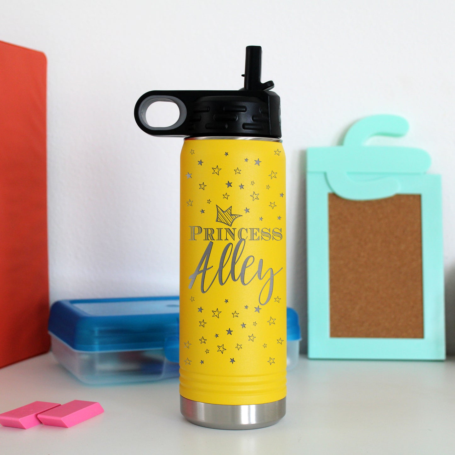 20 oz. Kid's Metal Water Bottle | Princess Alley