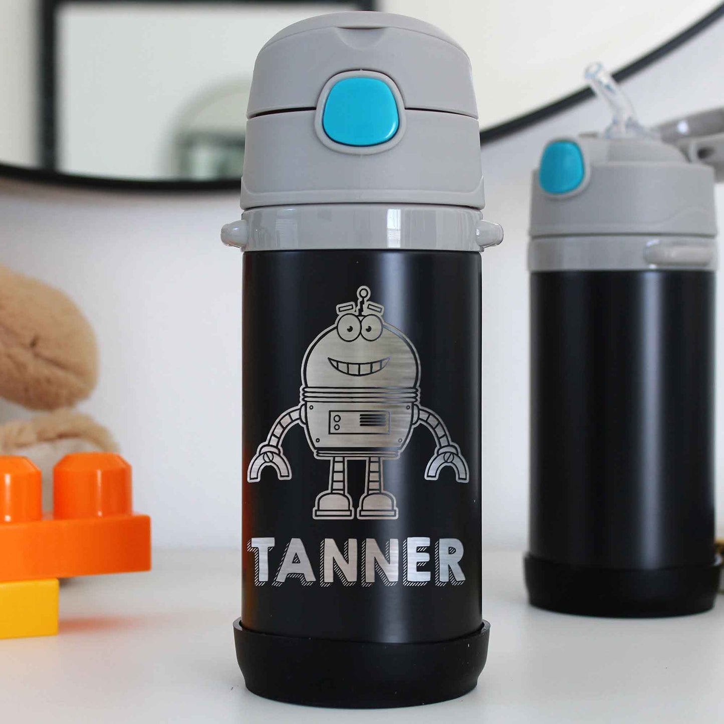 Kid's Metal Tumbler | Robot