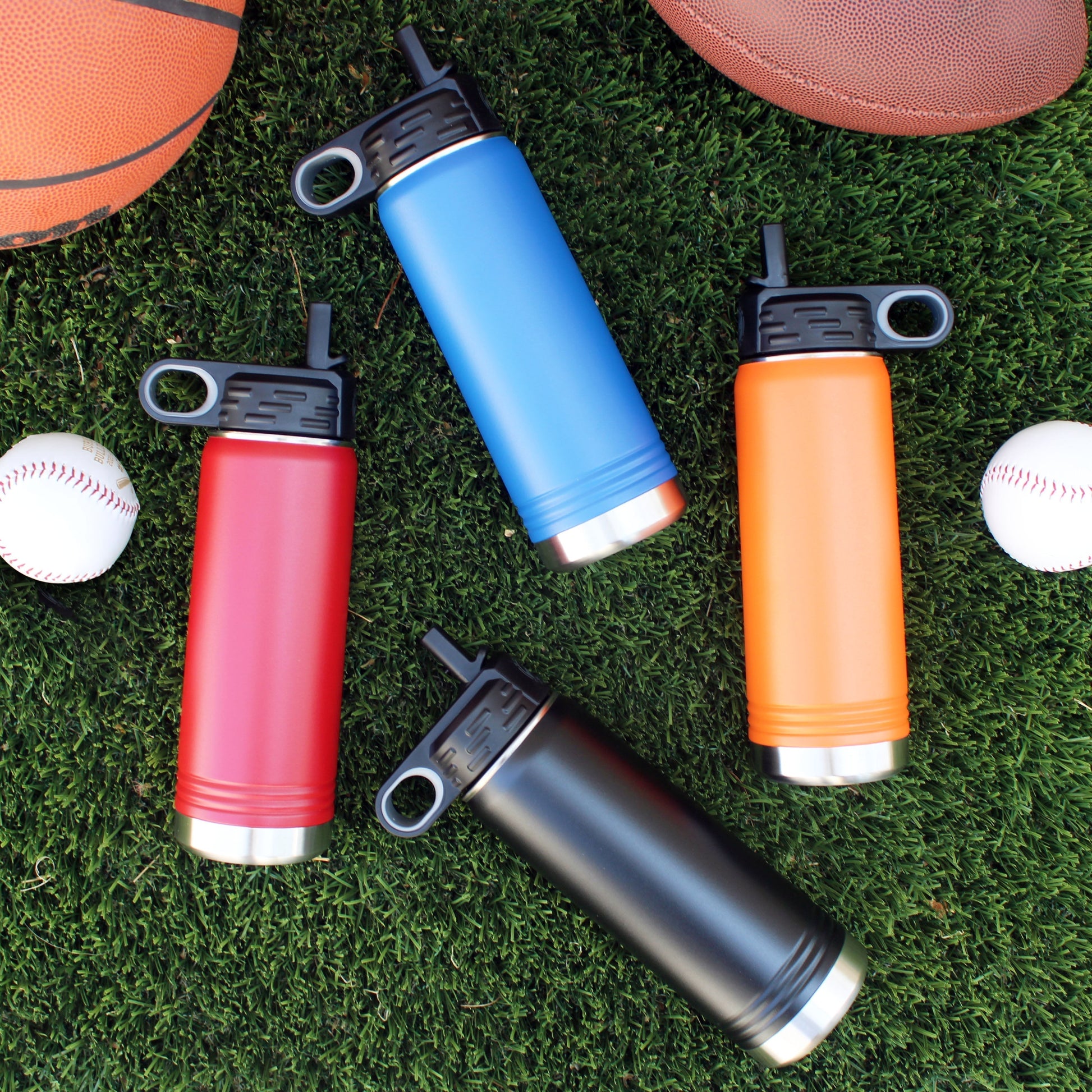 Soccer Water Bottle - Aluminum Water Bottle